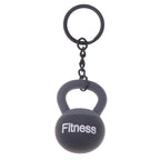 3D Kettlebell Keychain Fitness Enthusiasts PVC Sports keychain Car Keychain Creative Accessories