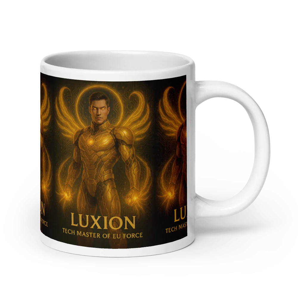 Luxion White Glossy Mug