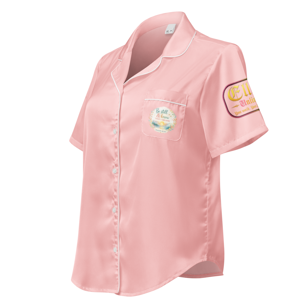 All-Over Print Women's Short Sleeve Pajama Top