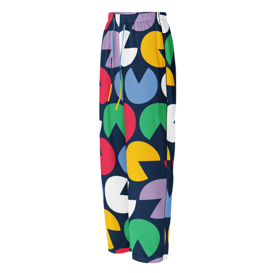 PacMan-Inspired All-Over Print Women's Pajama Pants