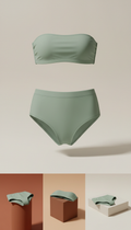 Sage Tint Modern Swimwear Set