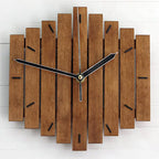 Rustic European Style Wooden Wall Clock
