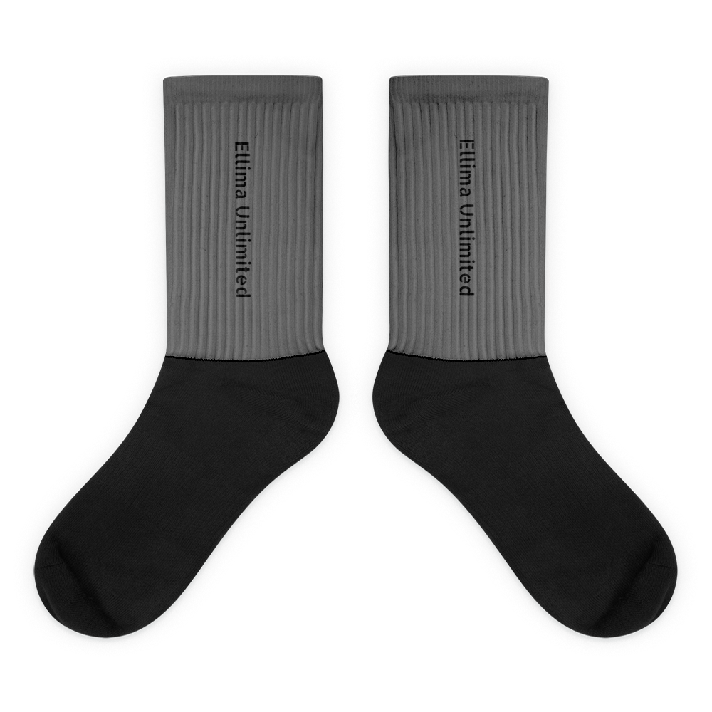Black Foot Sublimated Socks