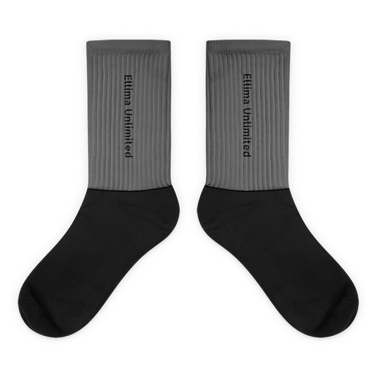 Ellima Unlimited Black Foot Sublimated Socks