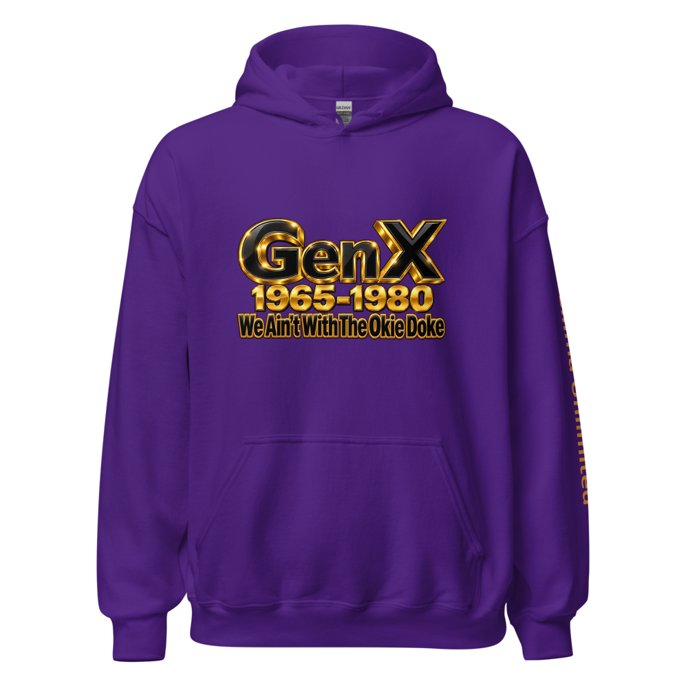 Ellima Unlimited GenX Gold Okie Doke Unisex Heavy Blend Hoodie | Gildan 18500