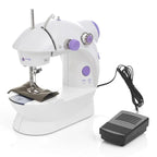 Ultra-Portable Dual-Speed Sewing Machine with LED Light & Foot Pedal | Easy-Use Home Stitching Kit for Beginners