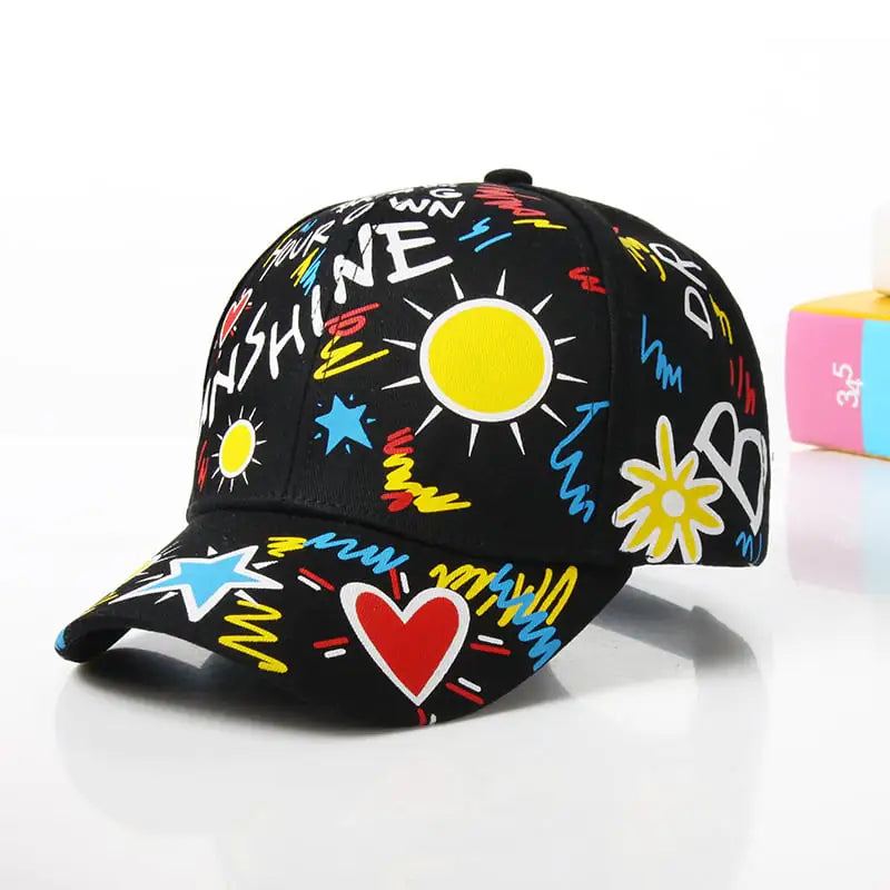 Casual Graffiti Style Baseball Cap