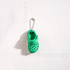 Mini EVA Hole Shoes Keychain Pendants Colorful Croc Shoe Charms for DIY Car Key Bag School Bag Backpack