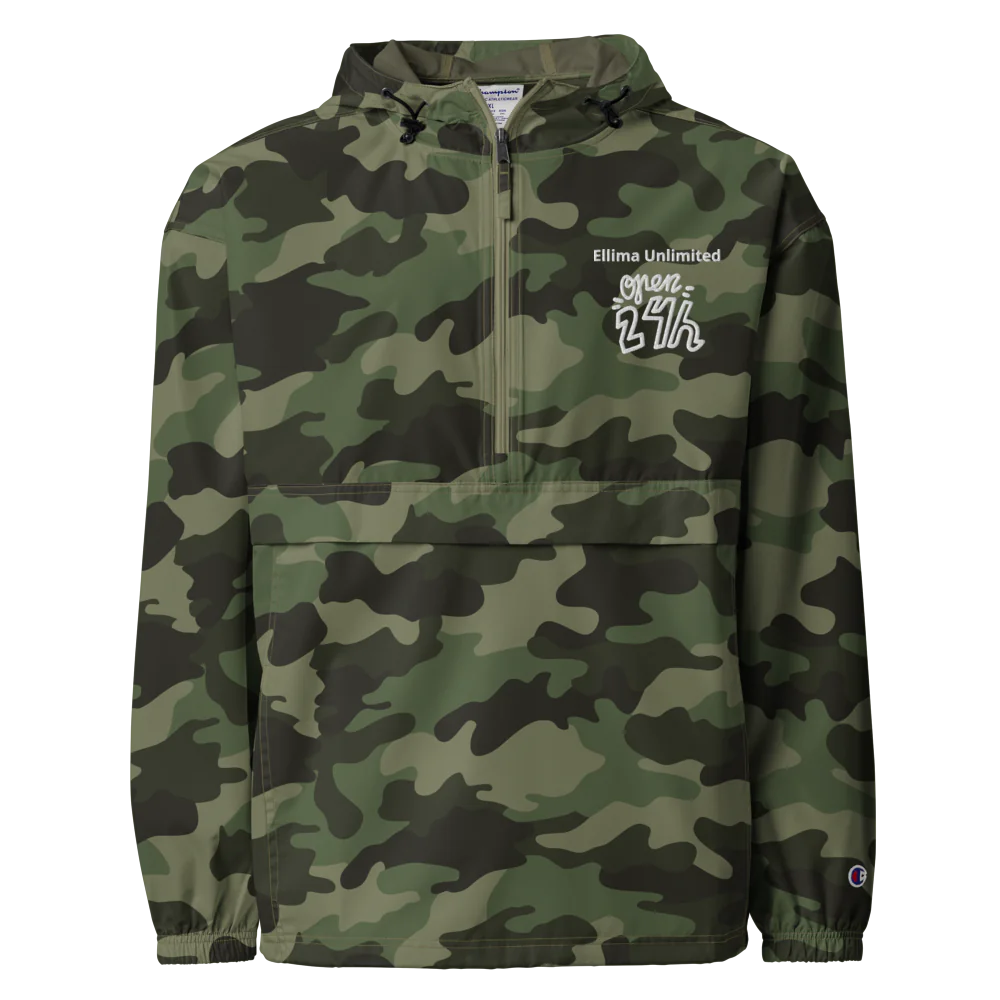 Embroidered Champion Packable Jacket