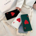 Women's Canvas Clutch Purse with Graffiti Pattern