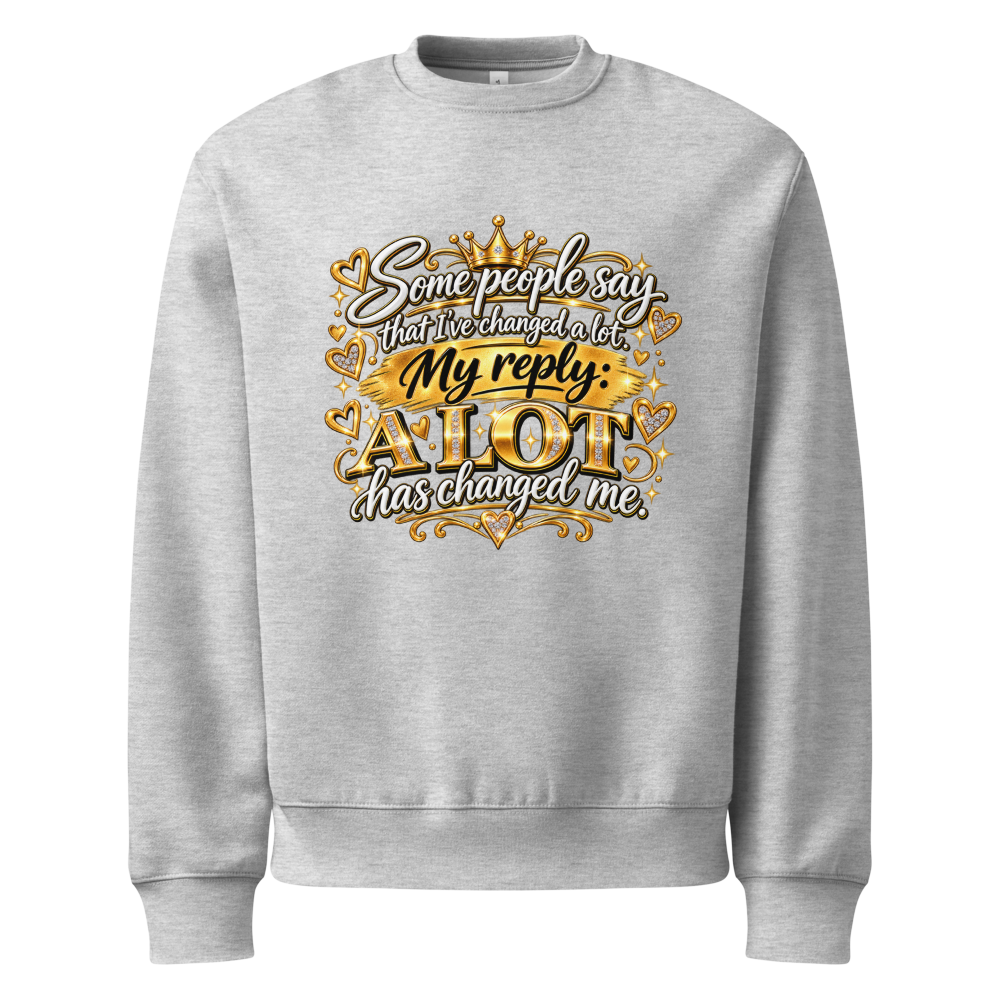 Ellima Unlimited "Changed" Unisex Oversized Heavyweight Sweatshirt | Bella + Canvas 4711