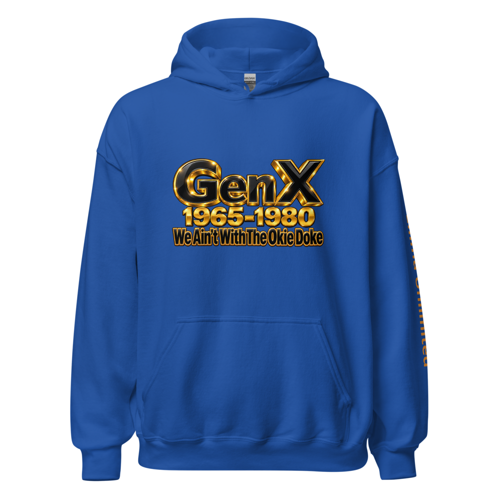 Ellima Unlimited GenX Gold Okie Doke Unisex Heavy Blend Hoodie | Gildan 18500