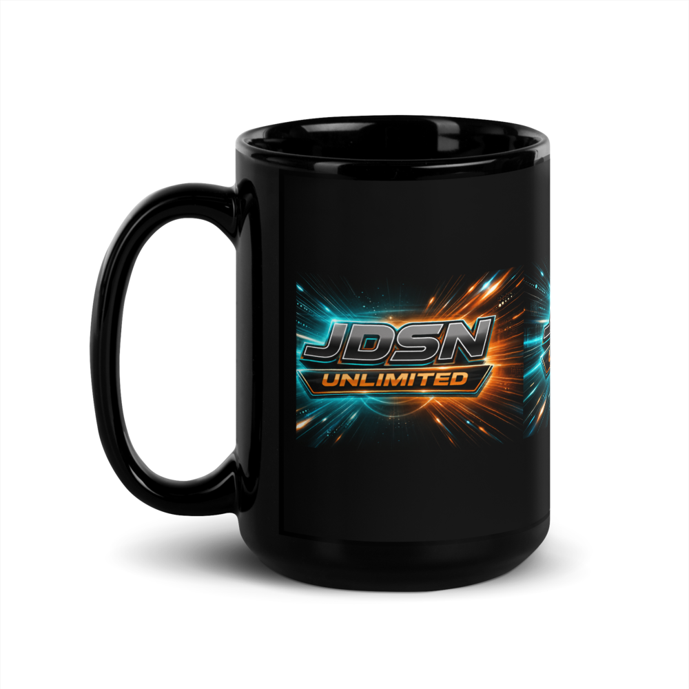 Black Glossy Mug