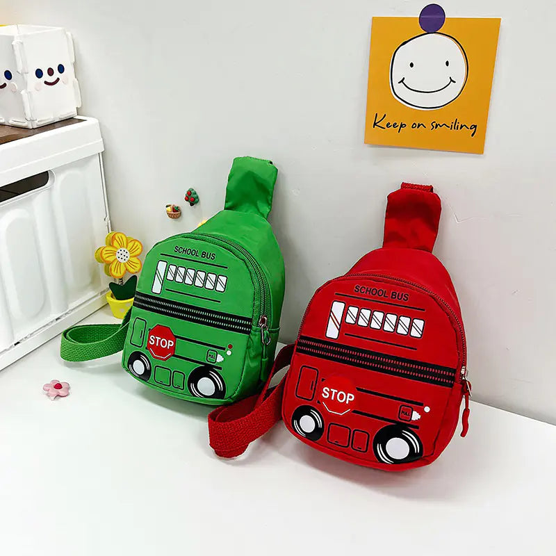 Children's Cartoon Graffiti Crossbody Shoulder Bag