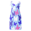 All-Over Print Slip Dress