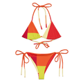 All-Over Print Recycled String Bikini
