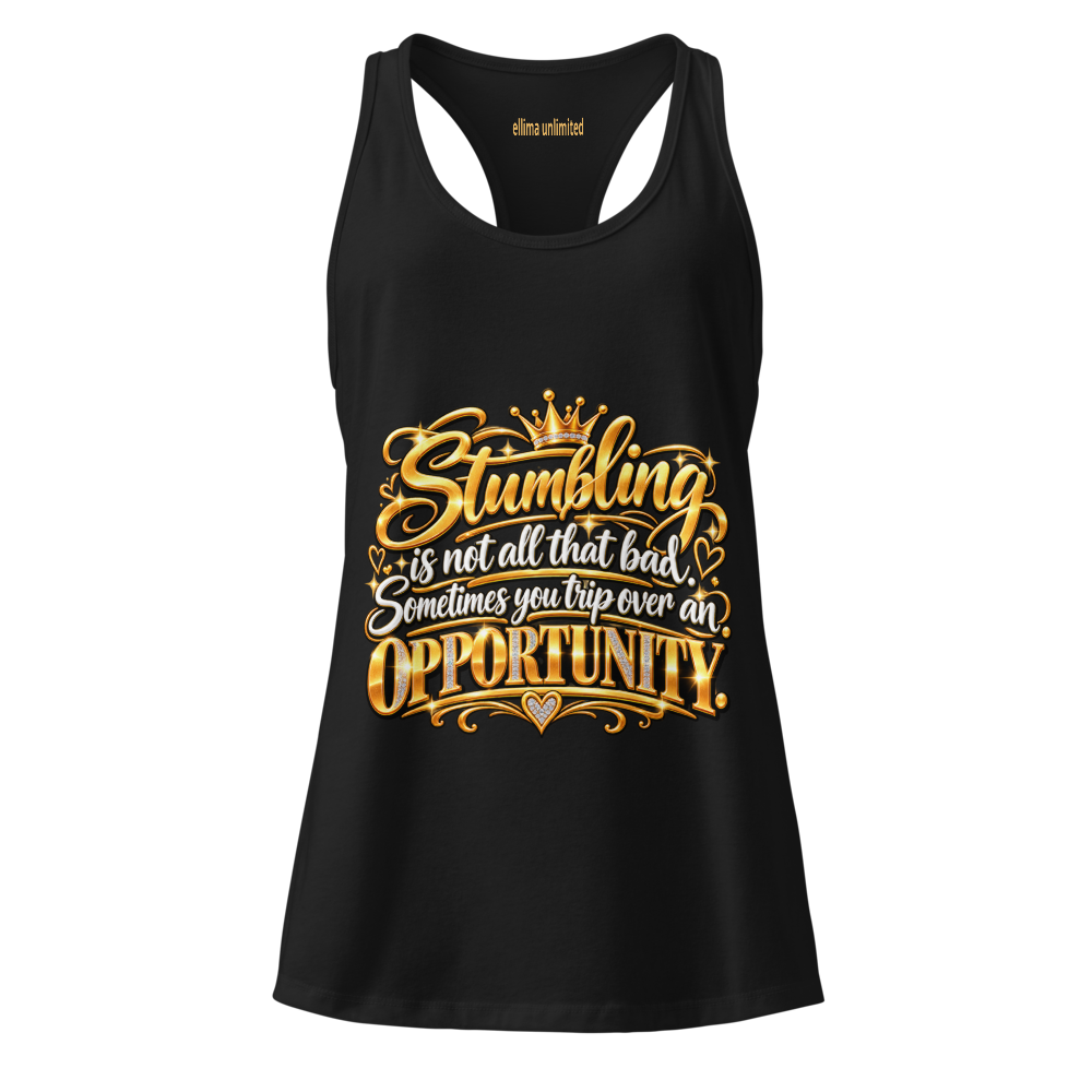 Ellima Unlimited Stumbling Women's Ideal Racerback Tank Top | Next Level 1533