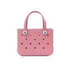 Mini Beach Bag EVA Rubber Waterproof Pool Fashion Outdoor Shoulder Storage Basket Travel Handbag Female Tote Jelly Bogg Bag