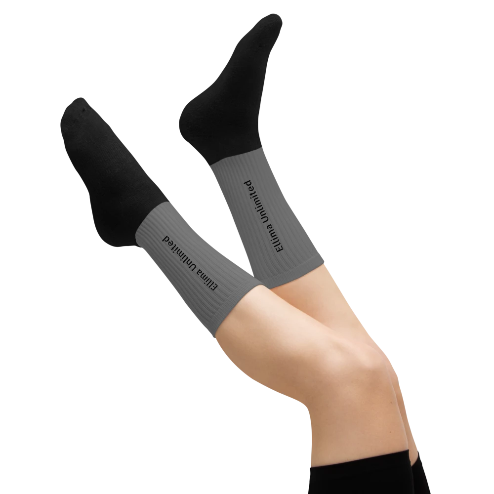 Black Foot Sublimated Socks