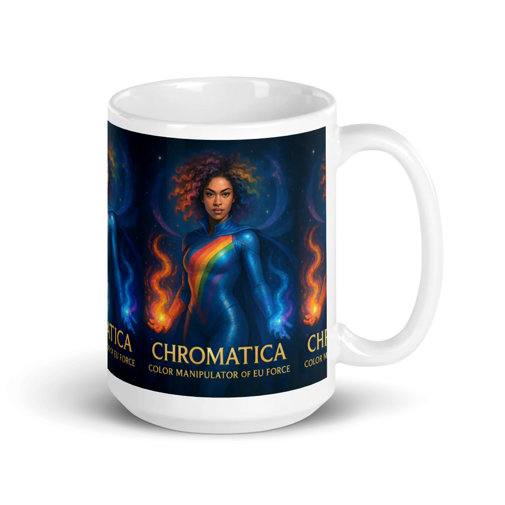Chromatica White Glossy Mug