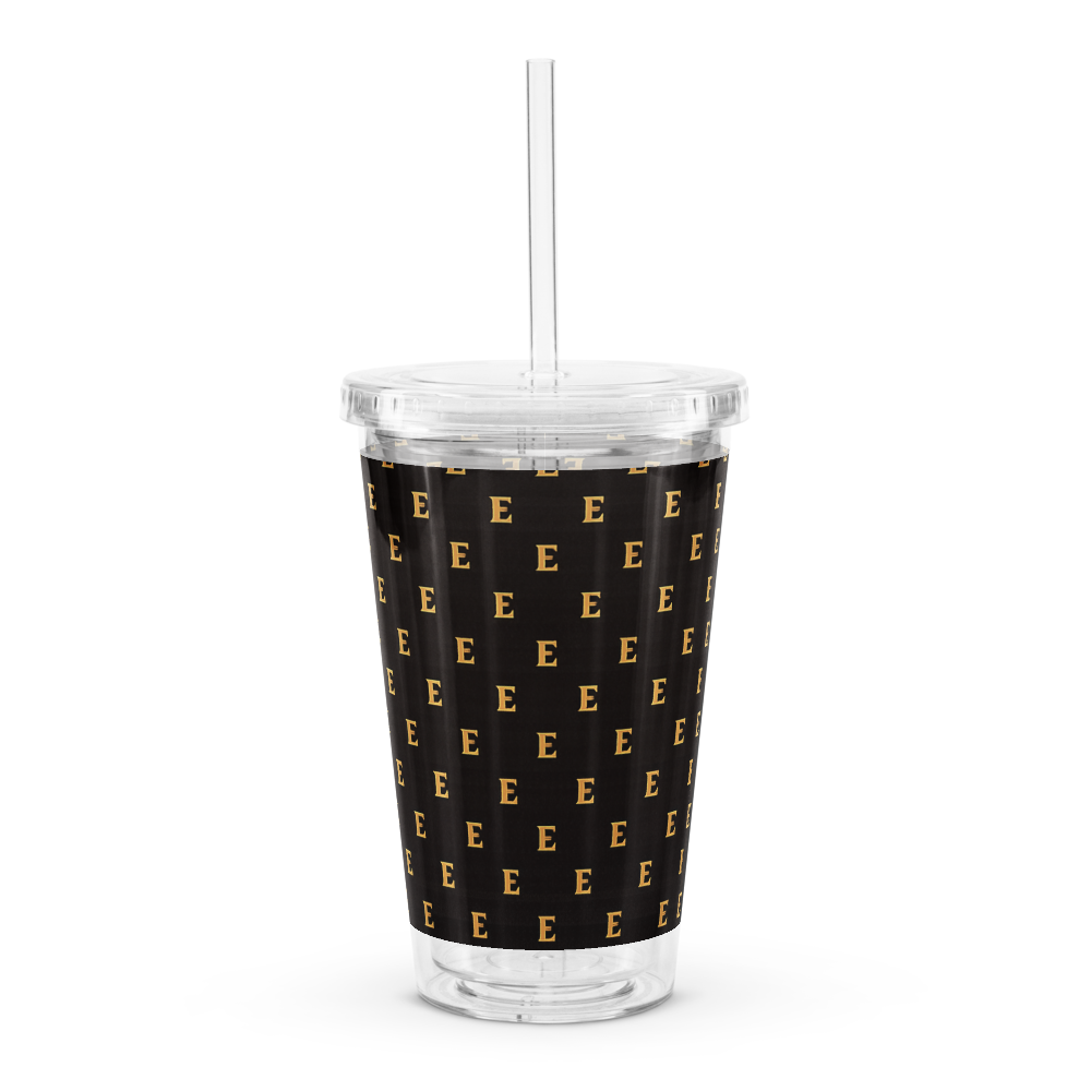 Double Wall Clear Plastic Tumbler (16 oz)
