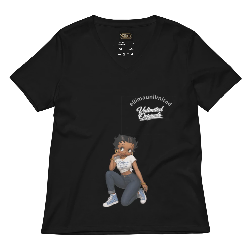 Ladies' Soft V-Neck Tee | Bella Canvas Comfort