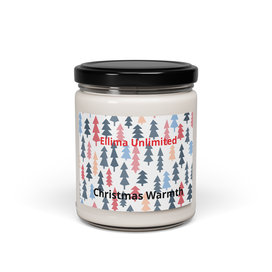 Christmas Warmth Scented Soy Candle, 9oz