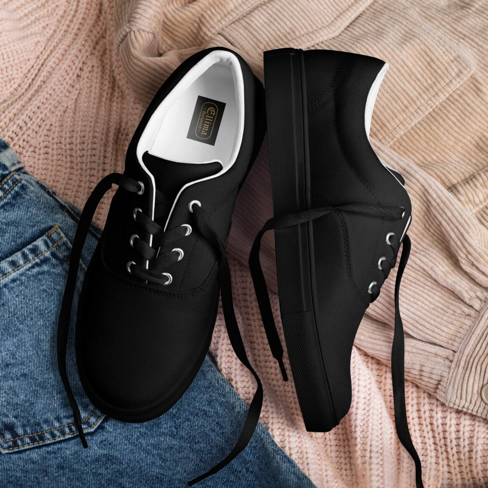 Men's Lace-Up Canvas Shoes