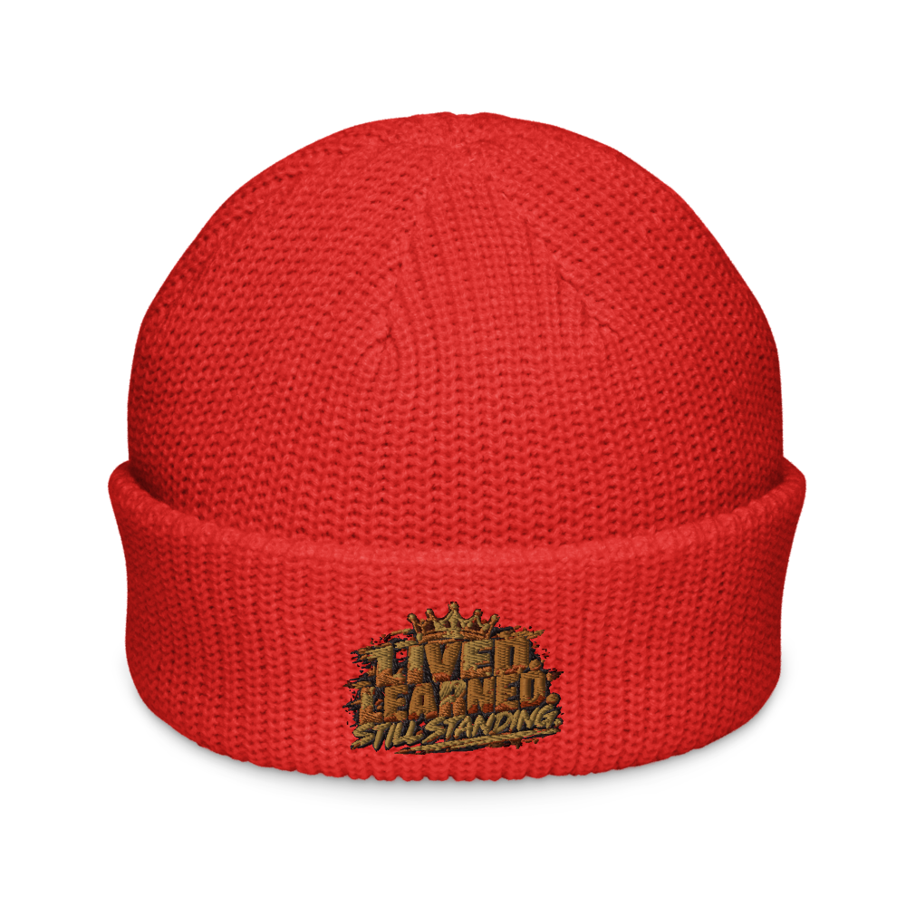 Ellima Unlimited Men's "Live Learned" Fisherman Beanie | AS Colour 1120