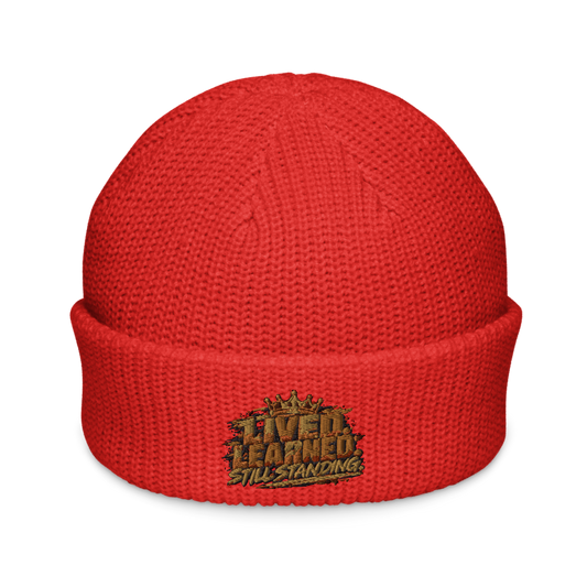 Ellima Unlimited Men's "Live Learned" Fisherman Beanie | AS Colour 1120
