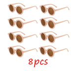 Children's sunglasses, inset style  round frame, 1-7 year old baby sunglasses, sun shading, sun protection