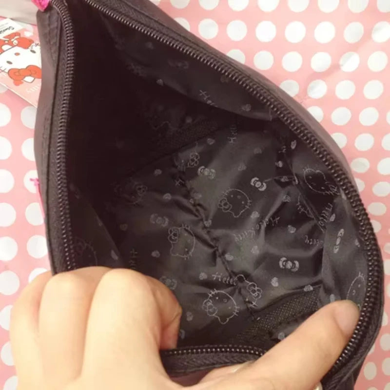 Makeup Bag Pen Bag Girl Storage Bag Cartoon Kawaii Large Capacity Waterproof PU Handbag Gift