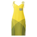All-Over Print Slip Dress