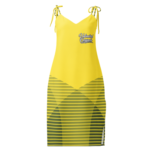 All-Over Print Slip Dress