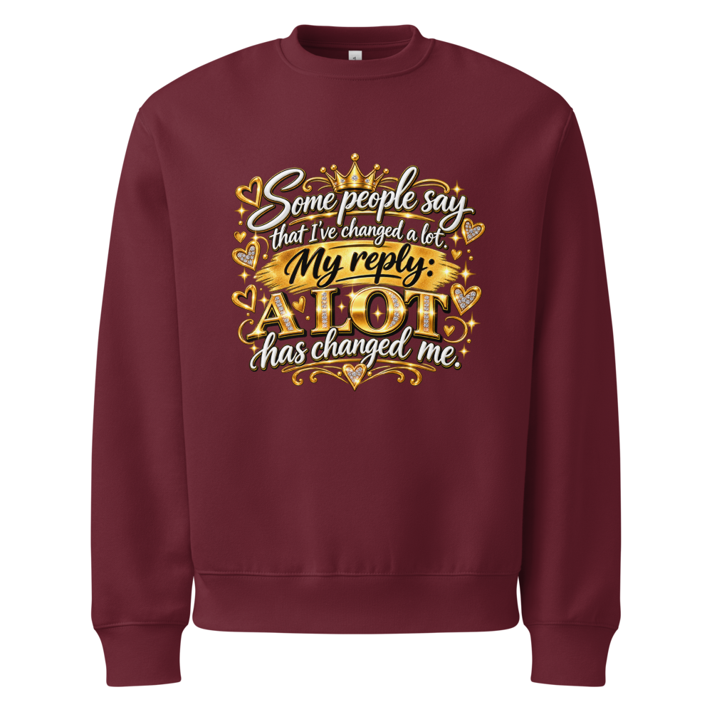 Ellima Unlimited "Changed" Unisex Oversized Heavyweight Sweatshirt | Bella + Canvas 4711