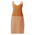 Cappuccino All-Over Print Slip Dress