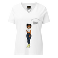 Women's Relaxed V-Neck T-Shirt | Bella Canvas 6405CVC