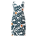 All-Over Print Slip Dress