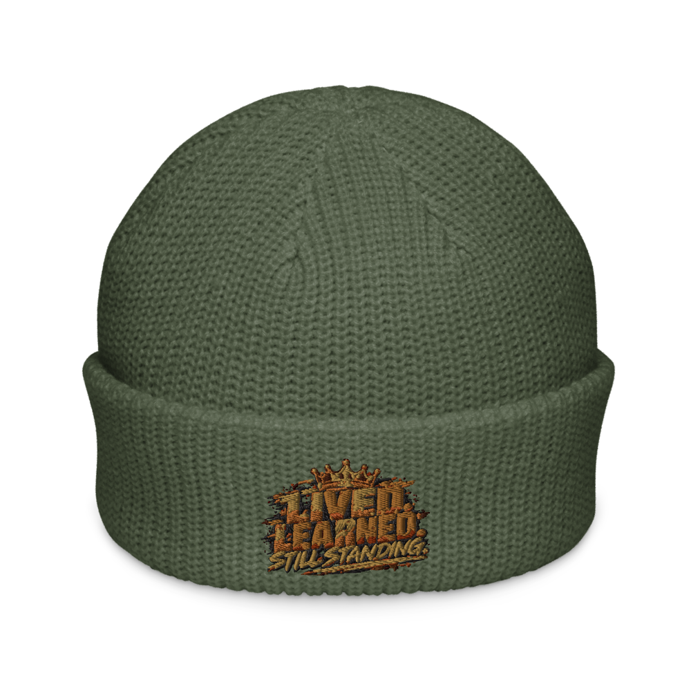 Ellima Unlimited Men's "Live Learned" Fisherman Beanie | AS Colour 1120