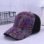 Colorful Diamond-Studded Summer Cap for Women and Men