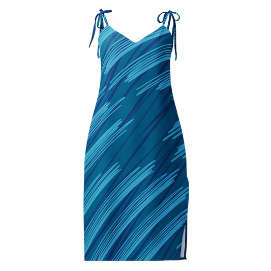 All-Over Print Slip Dress