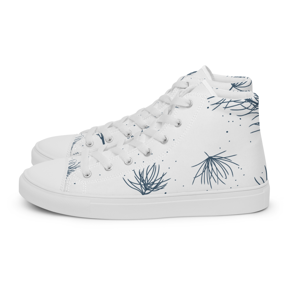 Women's Tree Needle High Top Canvas Shoes