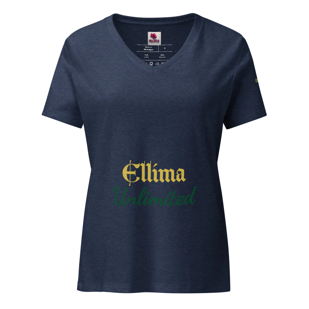 Ellima Unlimited Women's Relaxed V-Neck T-Shirt | Bella Canvas 6405CVC