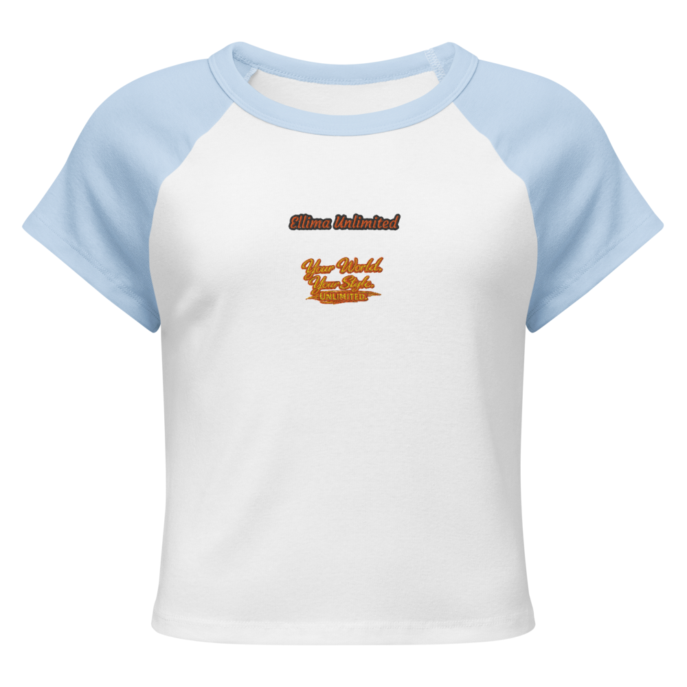 Women's Micro Rib Raglan Baby Tee | Bella + Canvas 1201