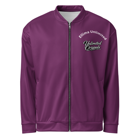 Ellima Unlimited Raspberry All-Over Print Unisex Bomber Jacket