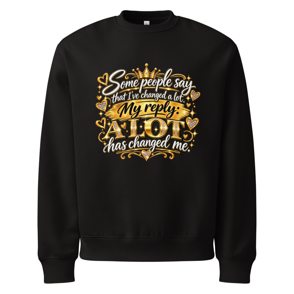 Ellima Unlimited "Changed" Unisex Oversized Heavyweight Sweatshirt | Bella + Canvas 4711