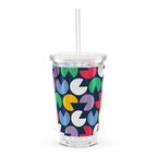 Double Wall Clear Plastic Tumbler (16 oz)