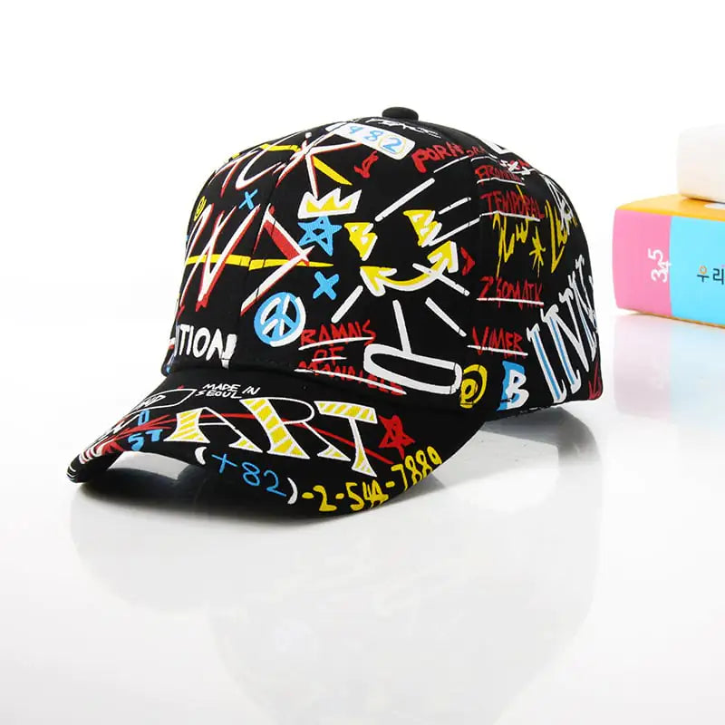 Casual Graffiti Style Baseball Cap