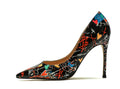 Artistic Graffiti Stiletto High Heels 10cm