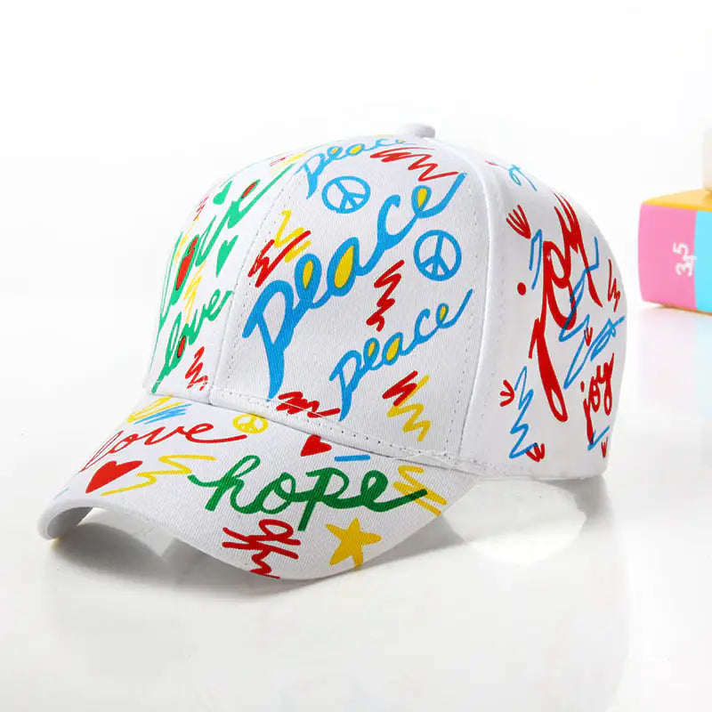 Casual Graffiti Style Baseball Cap